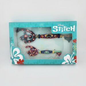 Disney Store STITCH & SCRUMP Collectible Key Boxed Set - NWT